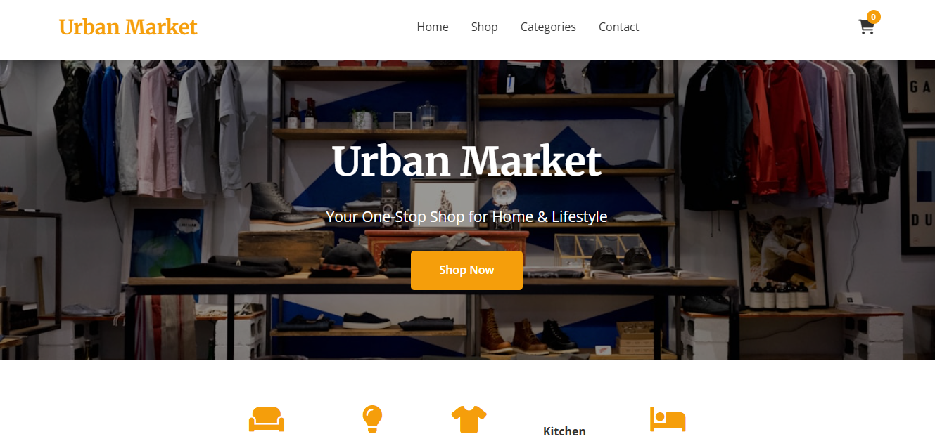 Retail Store Website